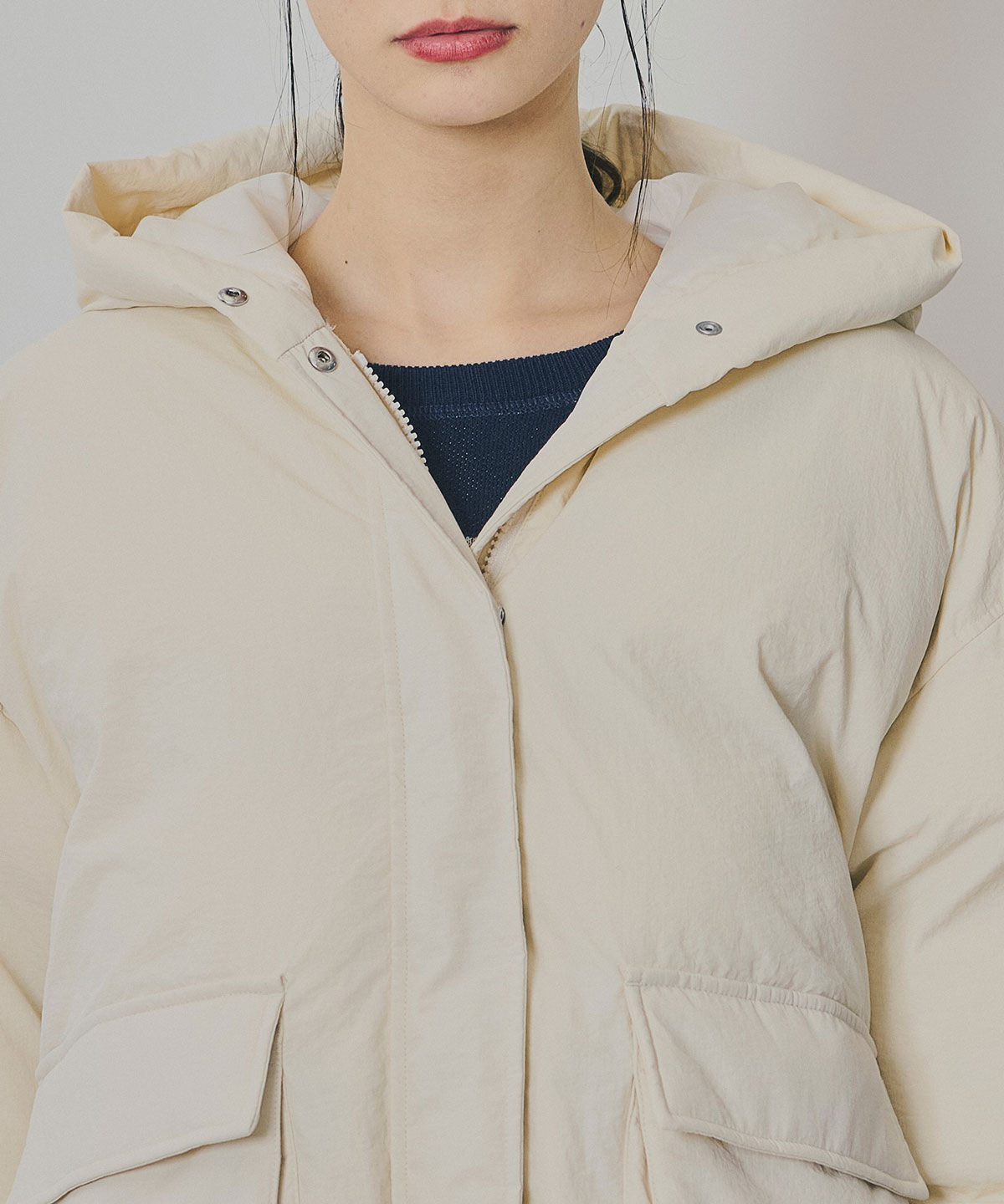 REDYAZEL「フラップポケットファイバーダウンジャケット」|ダウン|