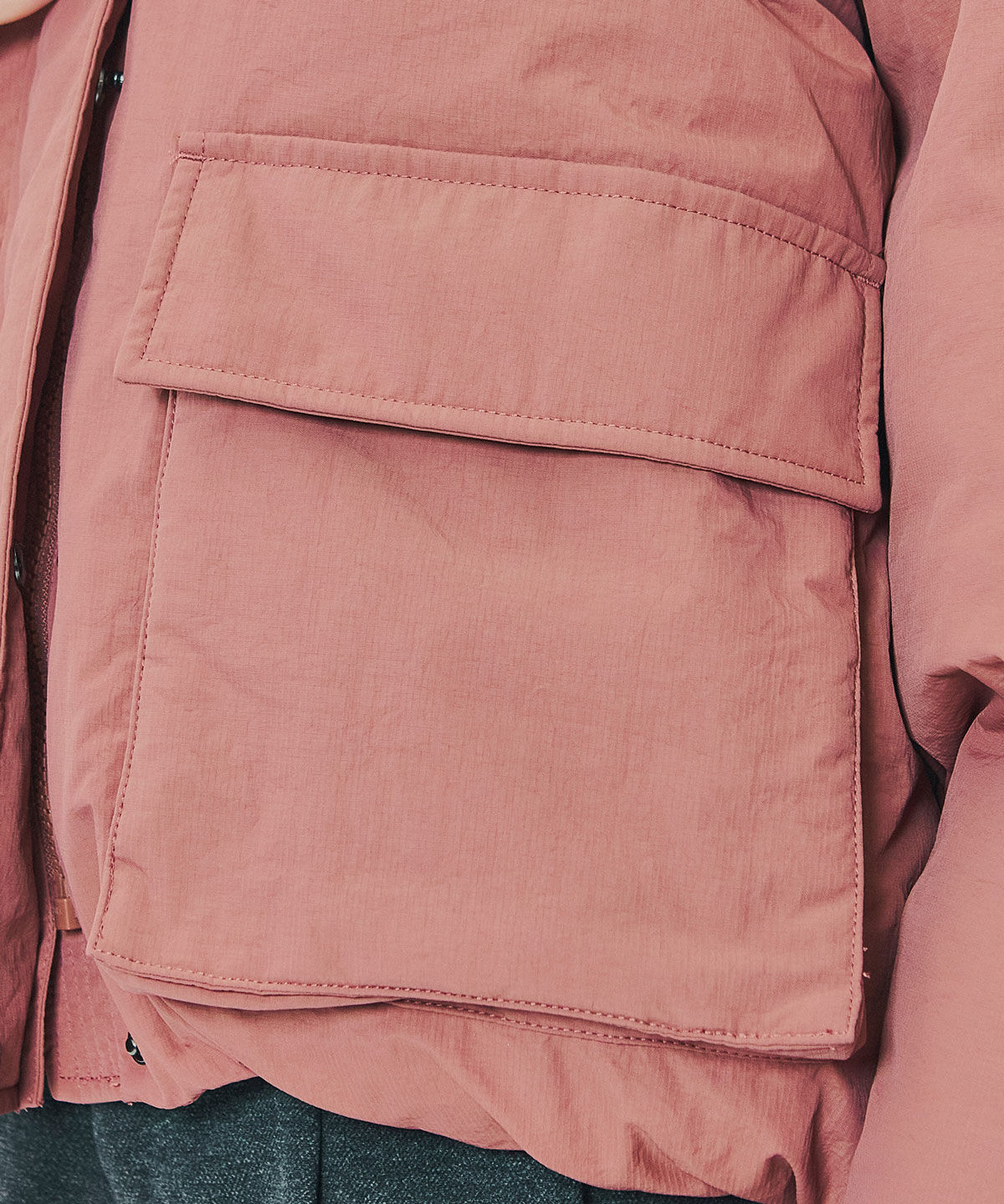 REDYAZEL「フラップポケットファイバーダウンジャケット」|ダウン|