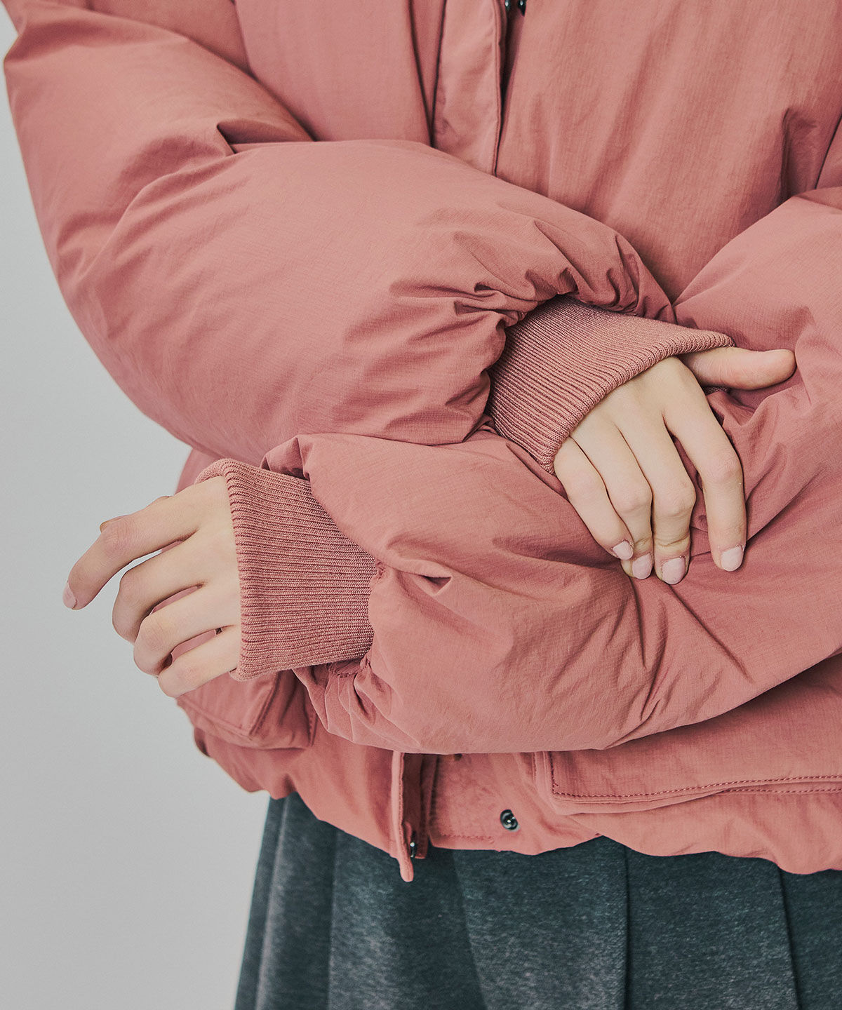 REDYAZEL「フラップポケットファイバーダウンジャケット」|ダウン|