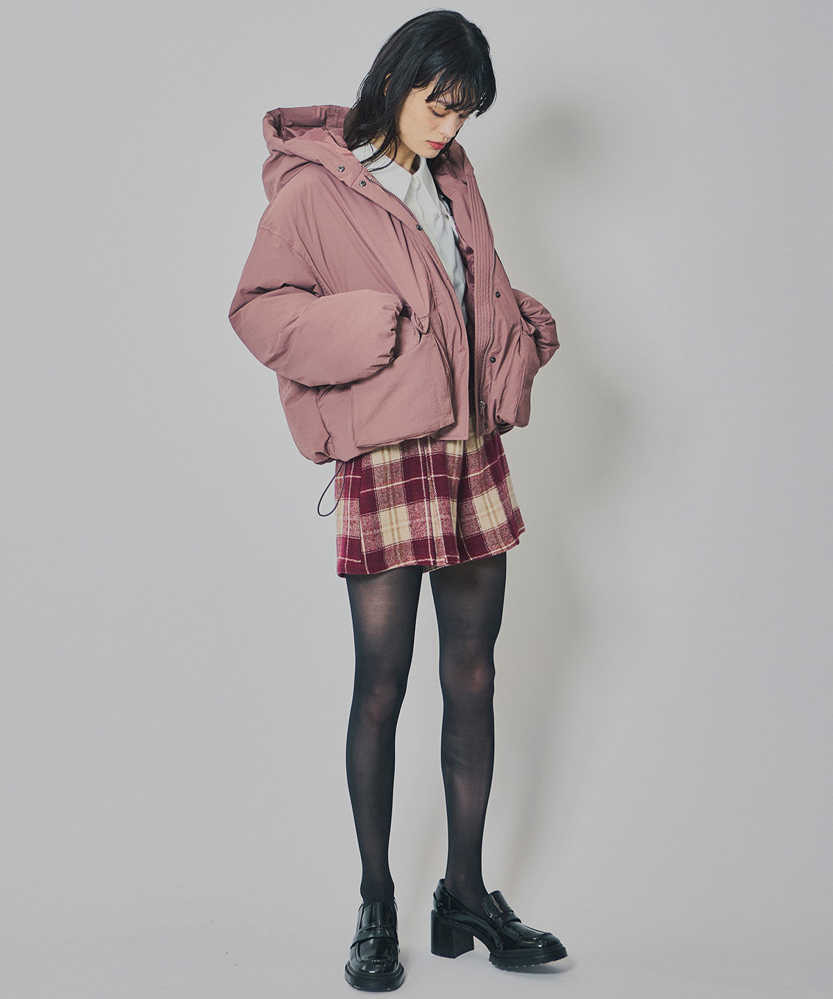 REDYAZEL「フラップポケットファイバーダウンジャケット」|ダウン|