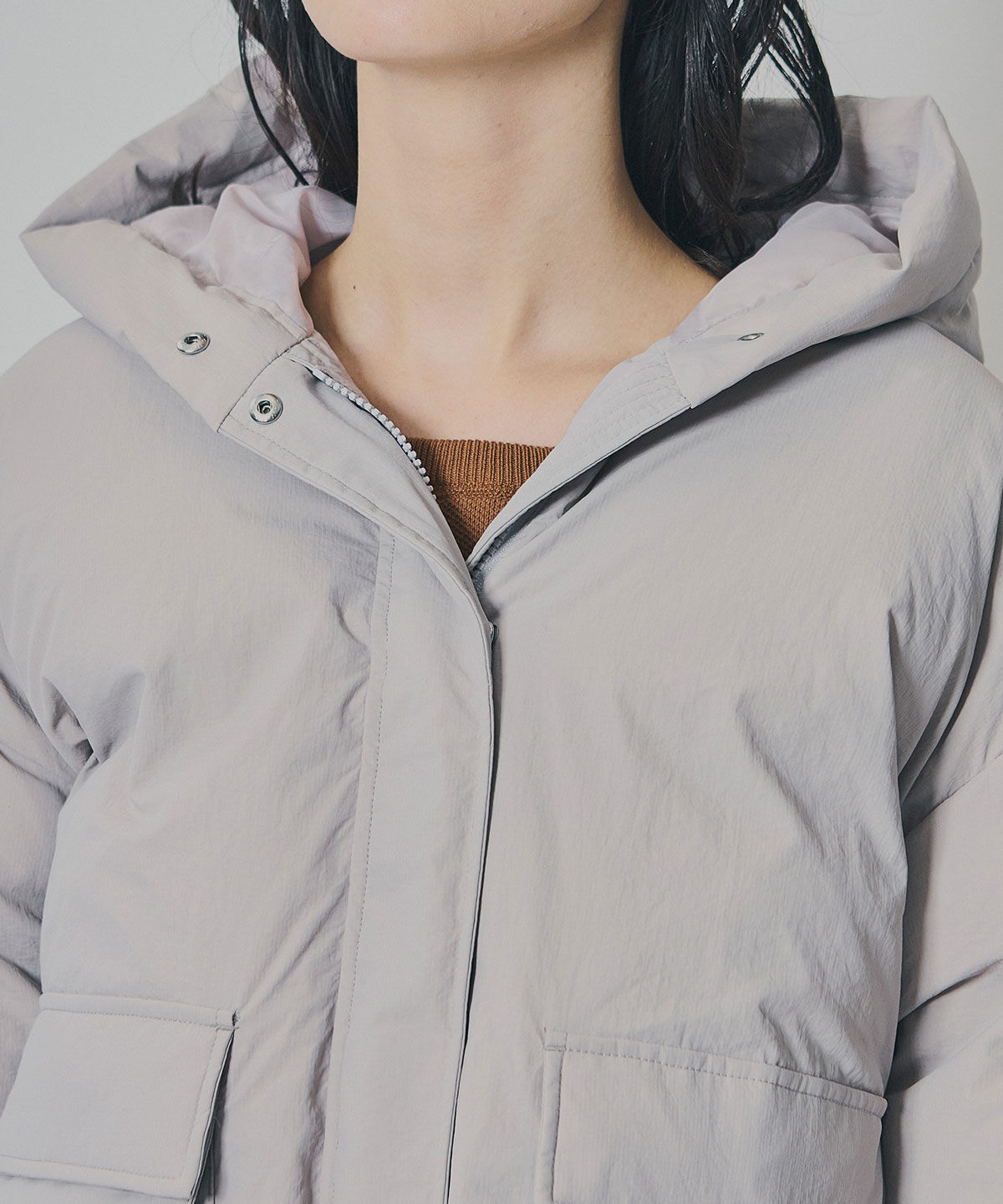 REDYAZEL「フラップポケットファイバーダウンジャケット」|ダウン|