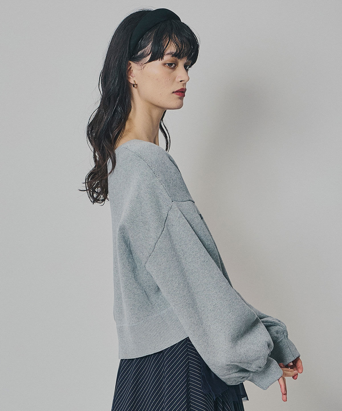 REDYAZEL「スウェットライクジャガードニット」|ニット・セーター|