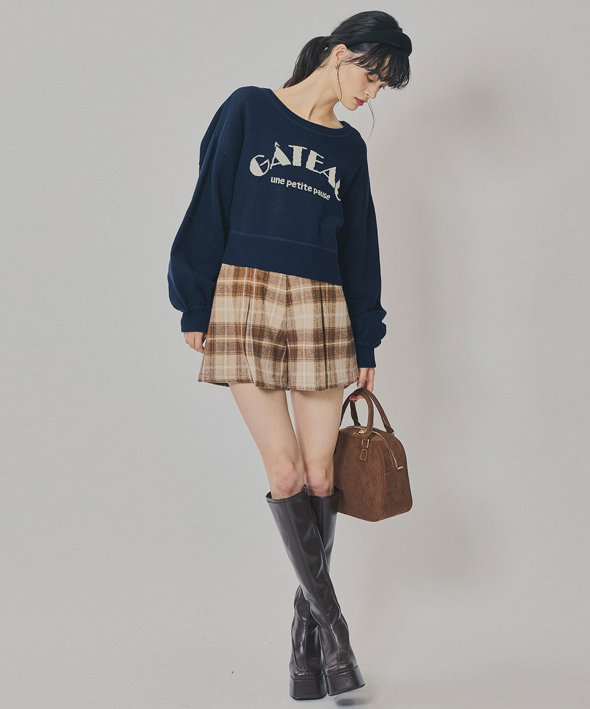 REDYAZEL「スウェットライクジャガードニット」|ニット・セーター|