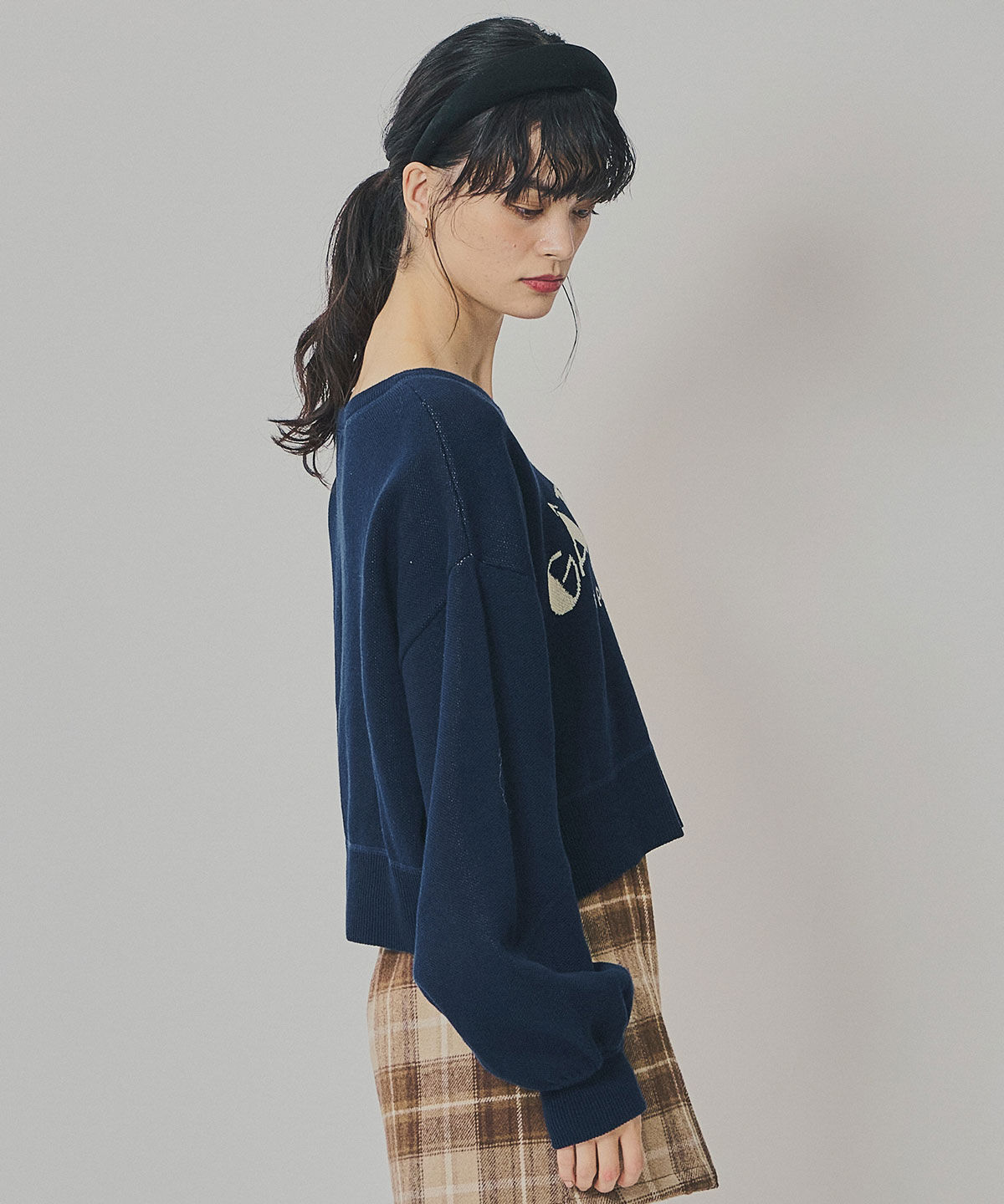 REDYAZEL「スウェットライクジャガードニット」|ニット・セーター|