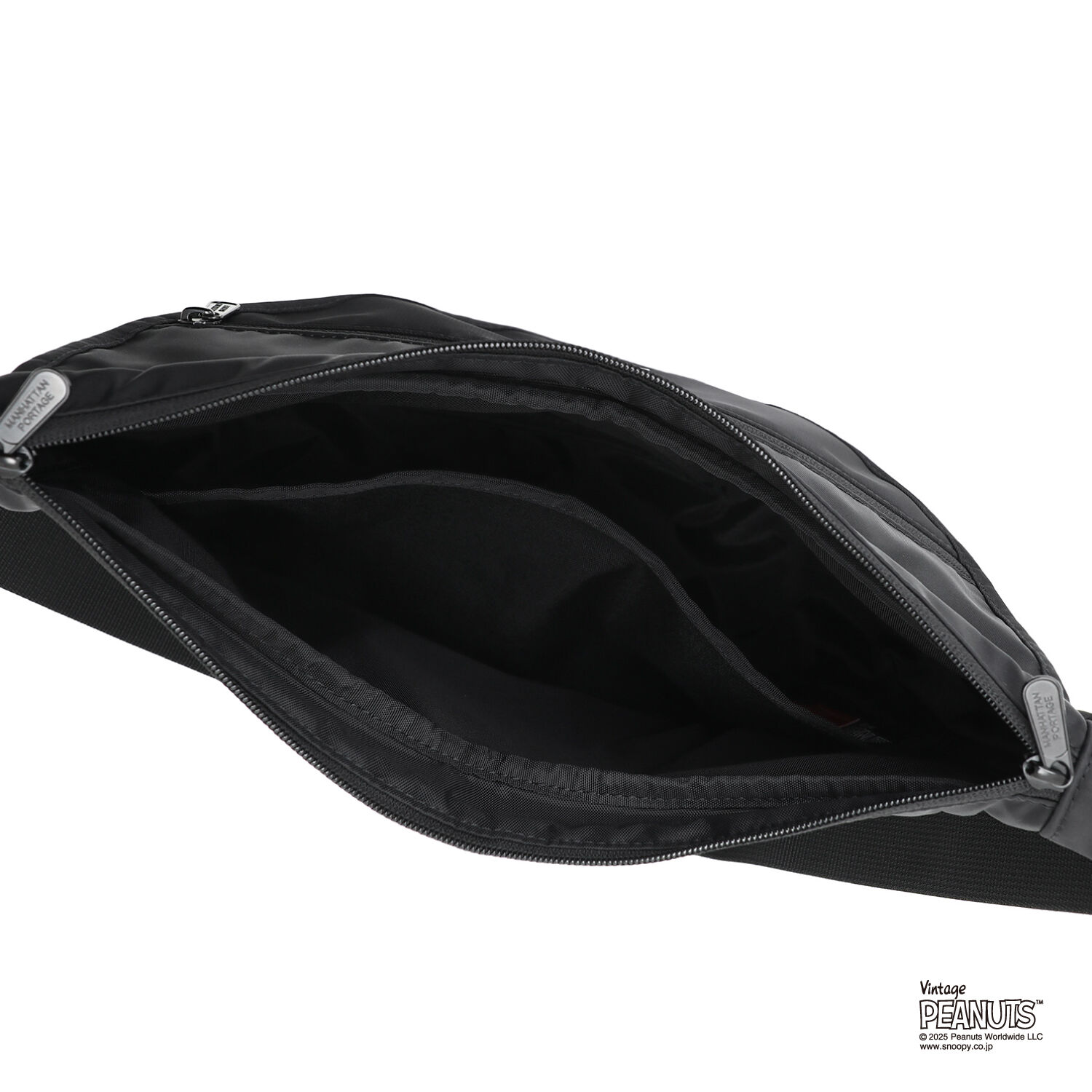 Manhattan Portage「DUET SHOULDER BAG FZP MGNT FLIGHT NYLON BACKING PEANUTS 25」|ショルダー・メッセンジャー|