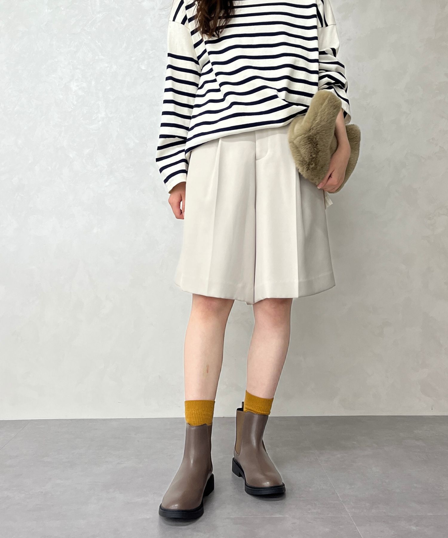 WA Oriental TRaffic「フラット サイドゴア ショートブーツ /32403 ヒール3.5ｃｍ」|ショートブーツ|