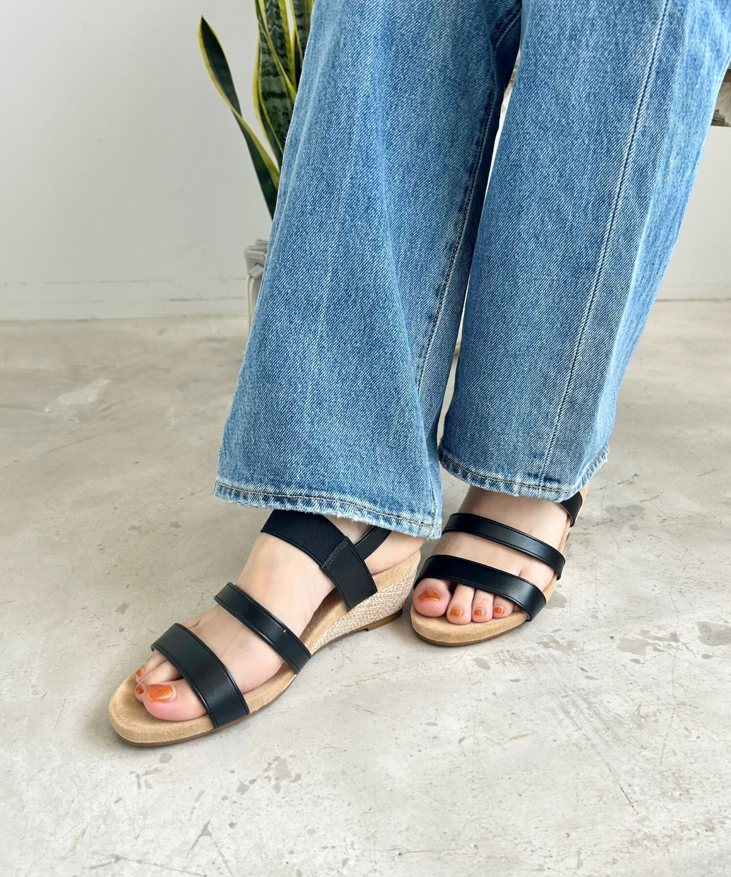 WA Oriental TRaffic「ゴムベルトウエッジサンダル/42205」|サンダル|