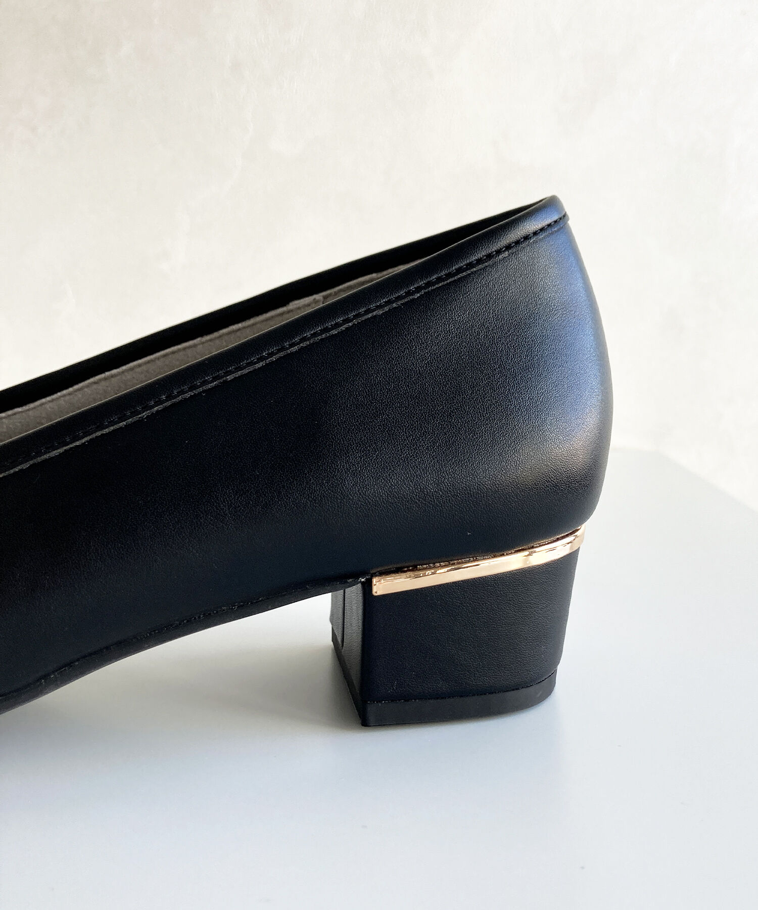 WA Oriental TRaffic「●人気シリーズ●メタリックラインビットヒールローファー/52101 ローファー」|パンプス|