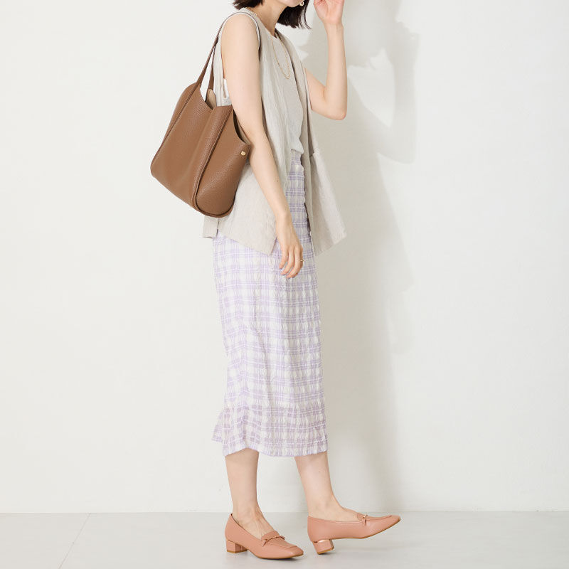 WA Oriental TRaffic「●人気シリーズ●メタリックラインビットヒールローファー/52101 ローファー」|パンプス|