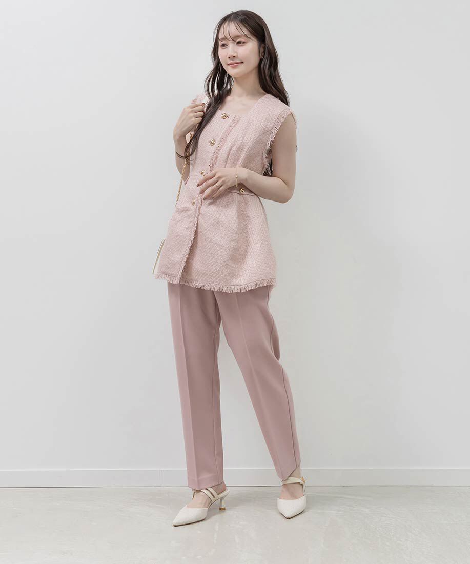  「モノグラムパールミュールパンプス」|パンプス|