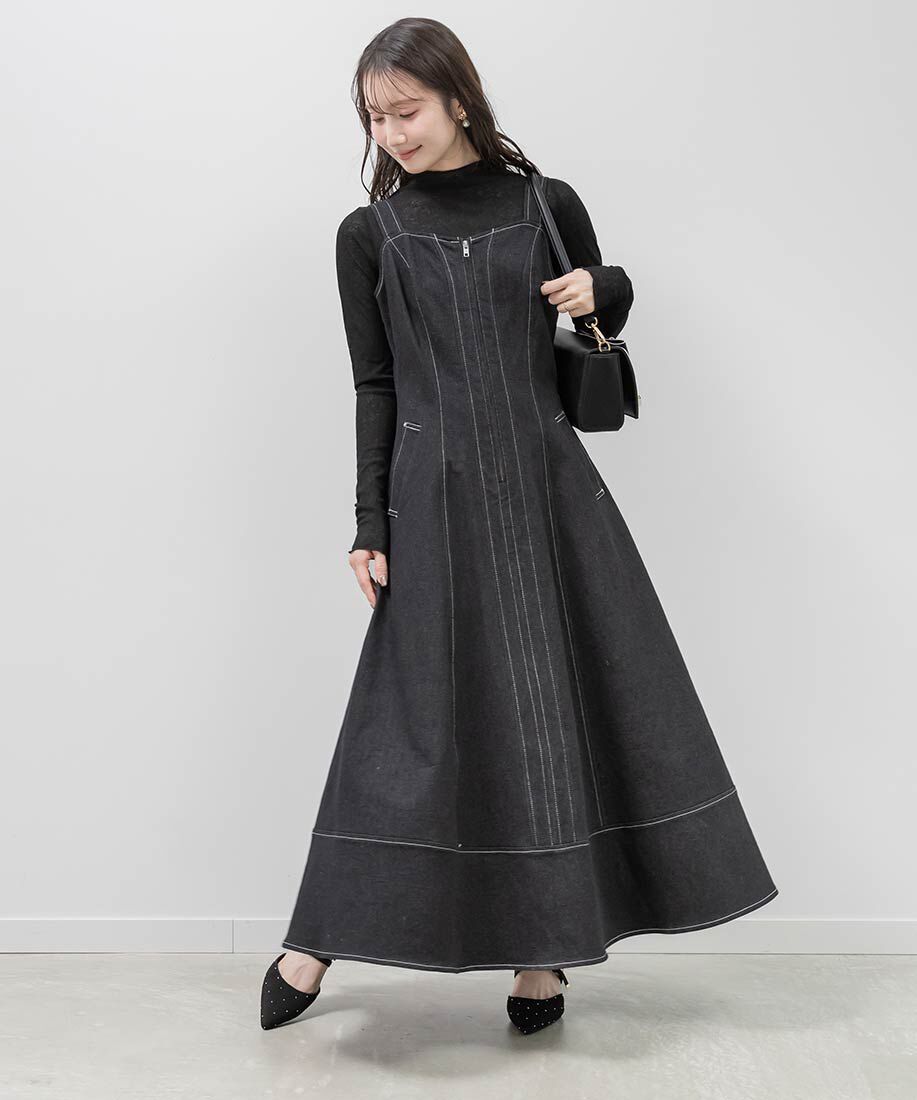  「モノグラムパールミュールパンプス」|パンプス|