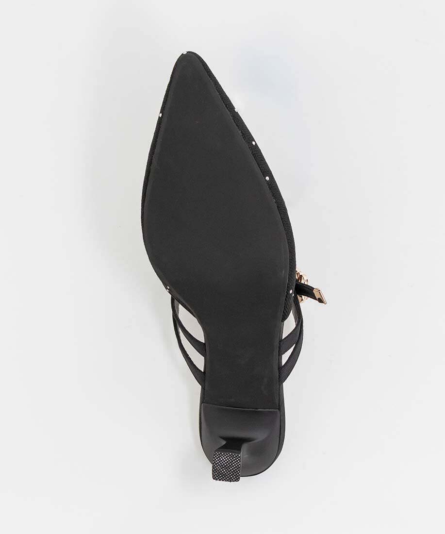  「モノグラムパールミュールパンプス」|パンプス|