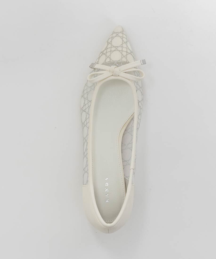  「グリッターラインチュールパンプス」|パンプス|