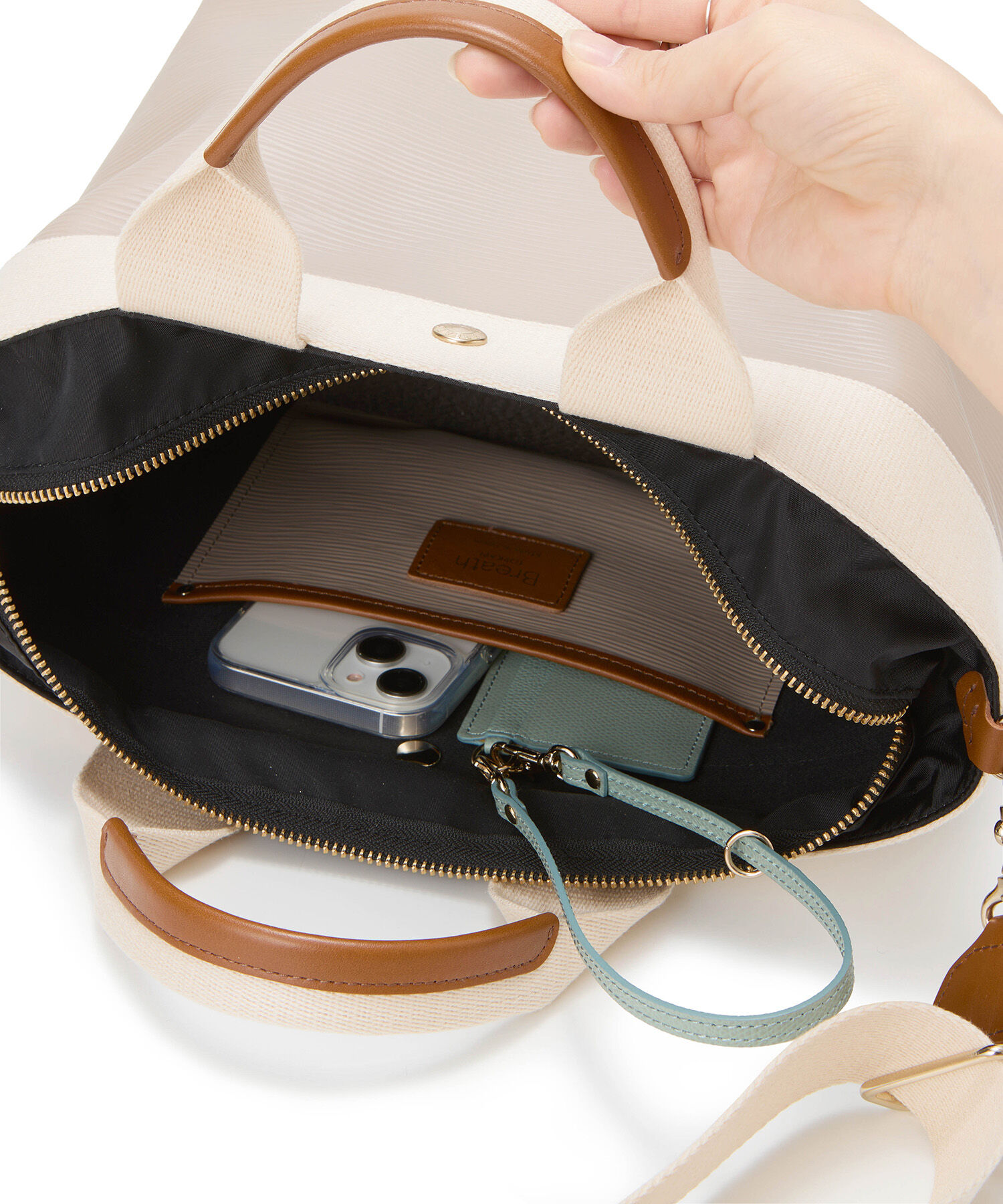 TOPKAPI BREATH「【人気色が限定復活！】【Breath TOPKAPI】RIPPLE リプル トート バッグ M（ショルダー付き）」|トートバッグ|