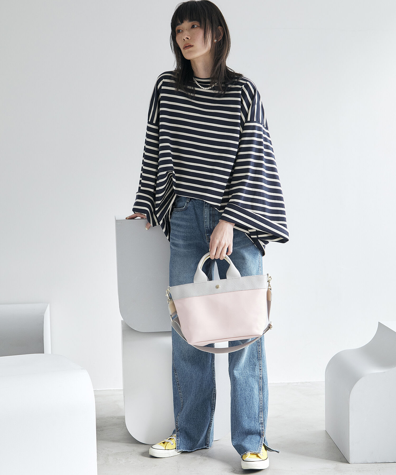 TOPKAPI BREATH「【人気色が限定復活！】【Breath TOPKAPI】RIPPLE リプル トート バッグ M（ショルダー付き）」|トートバッグ|