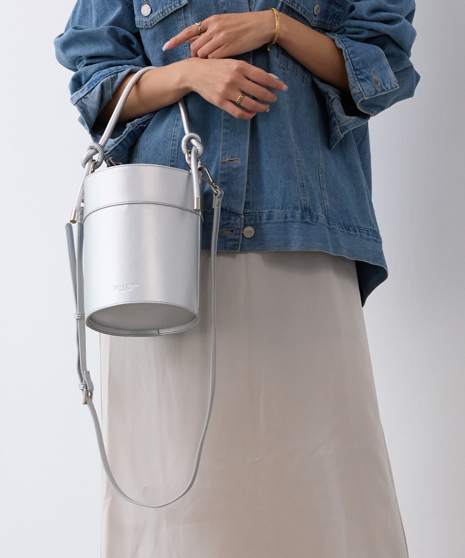 TOPKAPI TREASURE「【TREASURE TOPKAPI】 バケツ 巾着 ショルダー バッグ」|ショルダー・メッセンジャー|