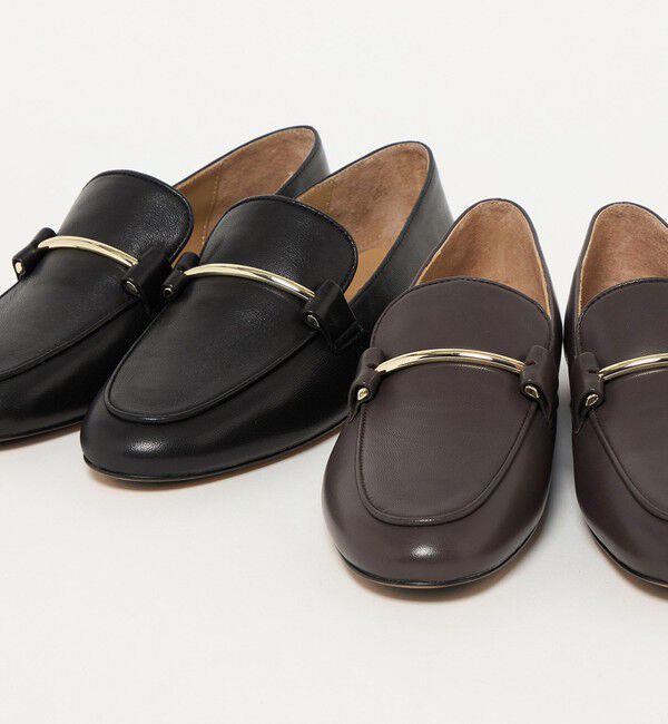 ODETTE E ODILE「メタルロッドローファーフラット10&uarr;」|ローファー|