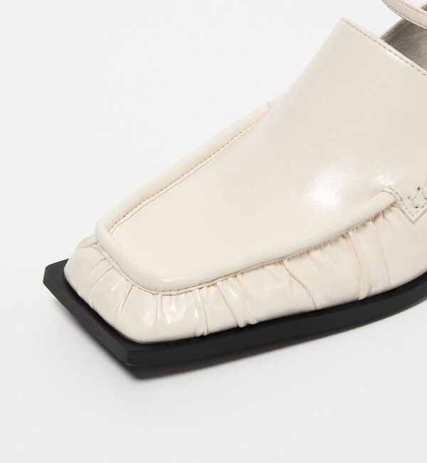 SY UNITED ARROWS「＜SY＞スクエアローファーベルクロ パンプス45&uarr;」|パンプス|