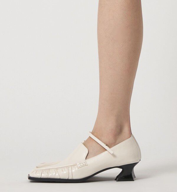 SY UNITED ARROWS「＜SY＞スクエアローファーベルクロ パンプス45&uarr;」|パンプス|