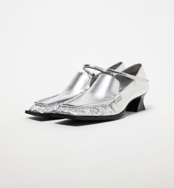 SY UNITED ARROWS「＜SY＞スクエアローファーベルクロ パンプス45&uarr;」|パンプス|