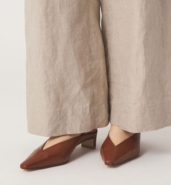 ODETTE E ODILE「センターシームバックベルト パンプス40&darr;&uarr;」|パンプス|