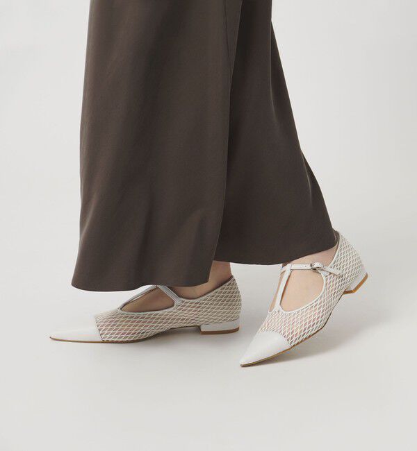 ODETTE E ODILE「シアーTストラップ フラット20&uarr;」|パンプス|