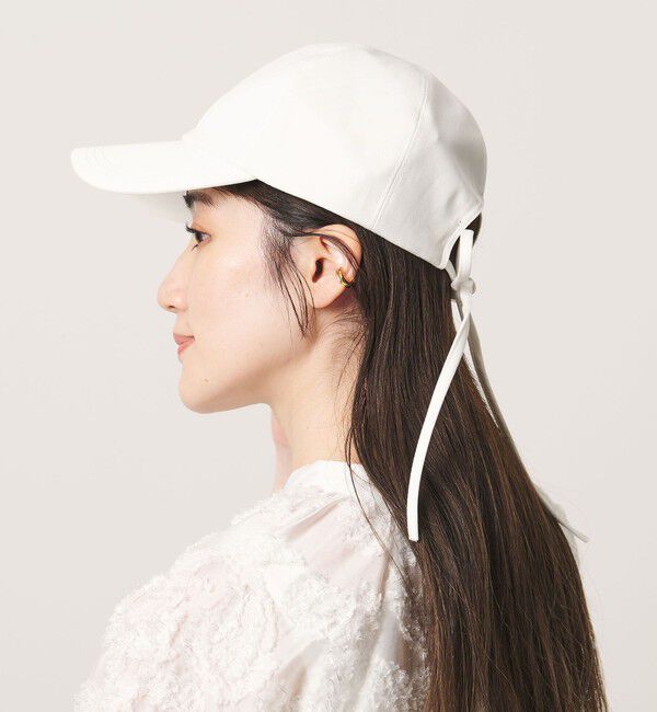 UNITED ARROWS「コットン バックリボン キャップ UV」|キャップ・キャスケット|
