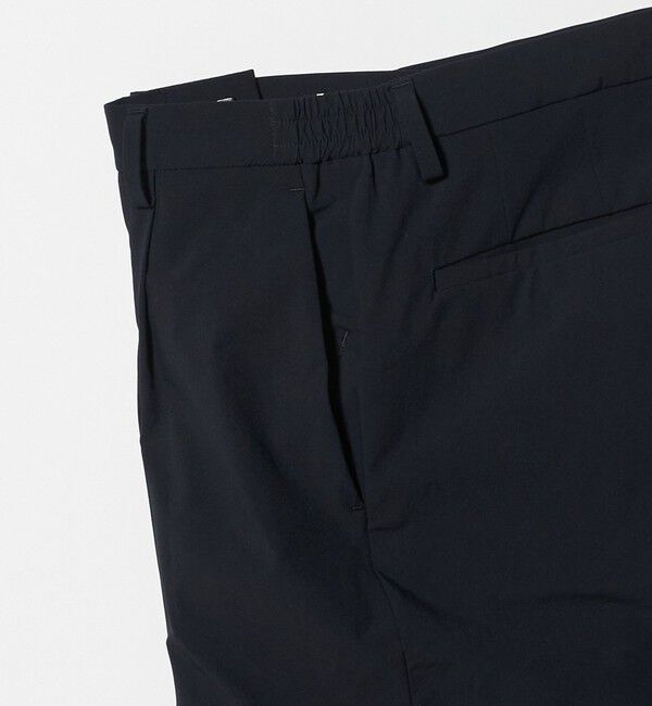 UNITED ARROWS「ウェザーコンフォート タフタ サイドシャーリング  スラックス 撥水 ストレッチ」|スラックス|