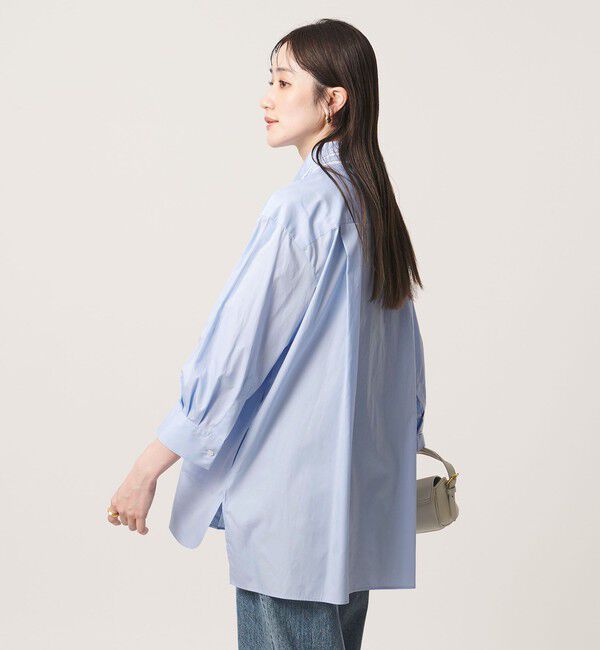 UNITED ARROWS「リボン ボウタイ チュニック シャツ」|シャツ・ブラウス|