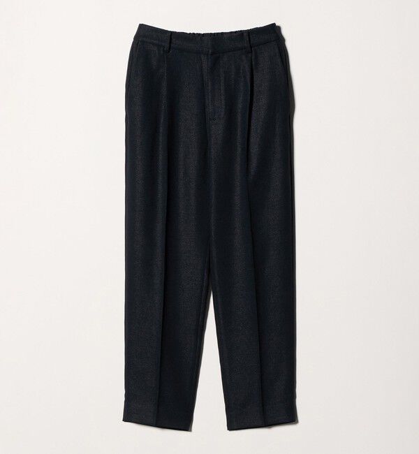 UNITED ARROWS「Spiree IAS タック テーパードパンツ ‐UVカット 接触冷感 ウォッシャブル‐」|スラックス|NAVY