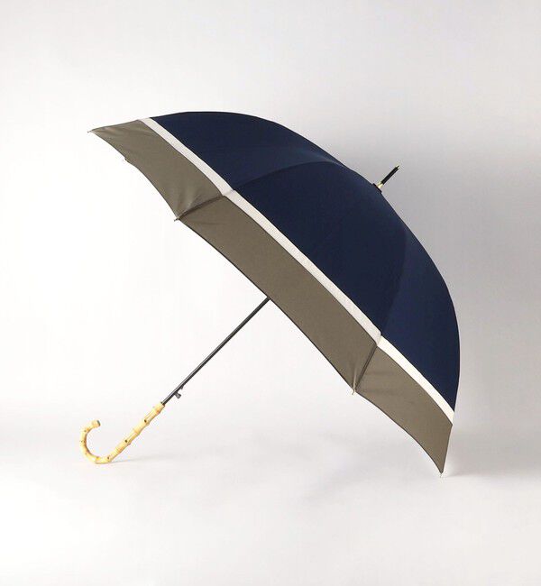 UNITED ARROWS green label relaxing「バンブーハンドル キリツギ アンブレラ / 傘 / レイン」|傘|NAVY
