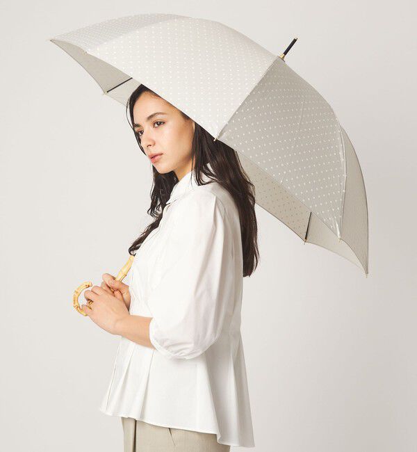UNITED ARROWS green label relaxing「バンブーハンドル アンブレラ / 傘 / レイン」|傘|BEIGE