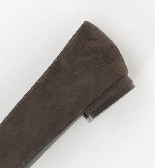 UNITED ARROWS green label relaxing「【WEB限定】ポインテッド キルト フラットシューズ（1.5cmヒール) -撥水-」|パンプス|