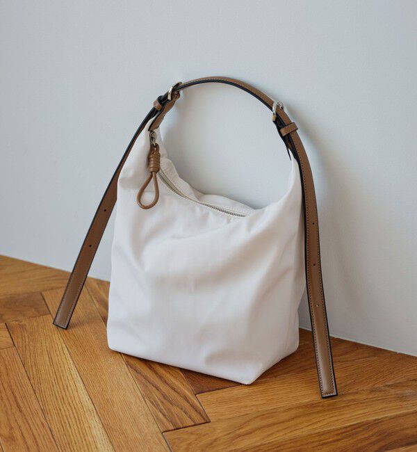 UNITED ARROWS green label relaxing「ダブルバックル 2WAYショルダーバッグ M はっ水」|ショルダー・メッセンジャー|OFF WHITE