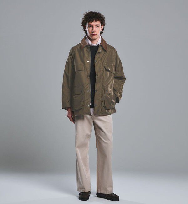 UNITED ARROWS green label relaxing「【別注】＜Barbour＞GLR オーバーサイズ オールド ビデイル ジャケット」|ブルゾン・スタジャン|