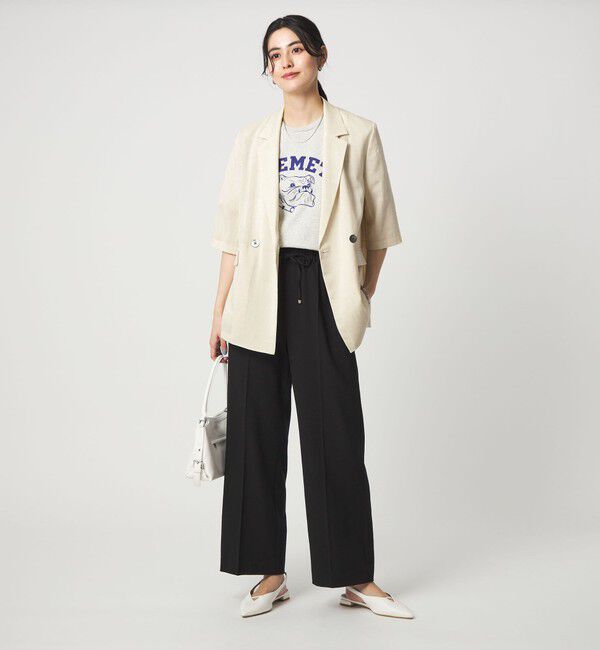 UNITED ARROWS green label relaxing「【結論シリーズ】シアーエアミドルスリーブジャケット［size SHORTあり］」|テーラードジャケット|