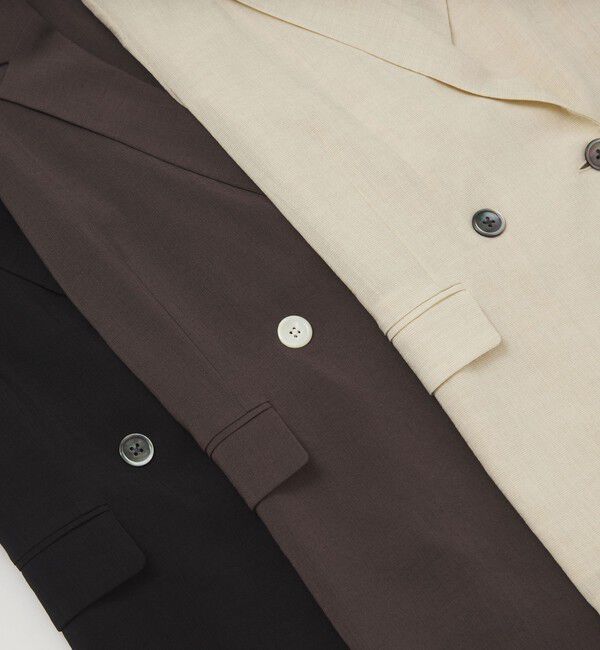 UNITED ARROWS green label relaxing「【結論シリーズ】シアーエアミドルスリーブジャケット［size SHORTあり］」|テーラードジャケット|