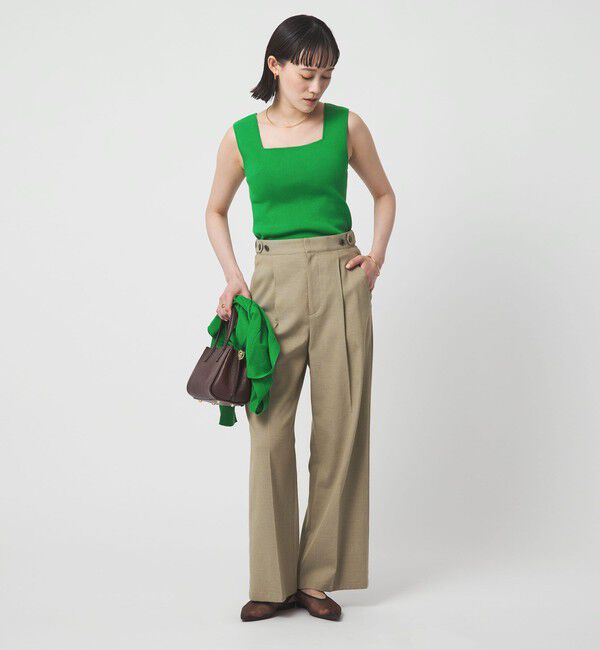 UNITED ARROWS green label relaxing「ニット タンクトップ ウォッシャブル」|タンクトップ|