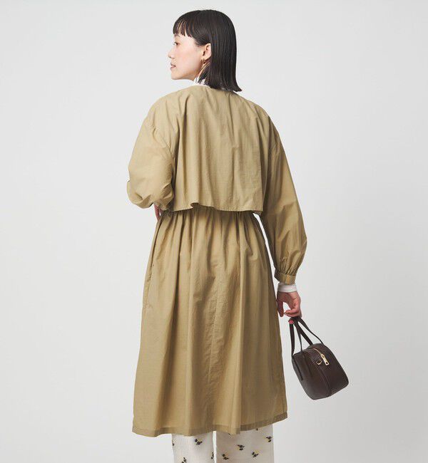 UNITED ARROWS green label relaxing「ギャザー ドロスト コート 撥水」|その他|