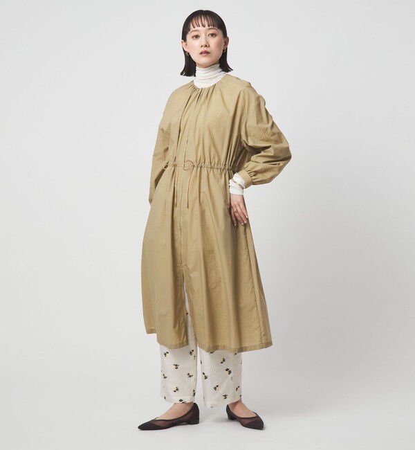 UNITED ARROWS green label relaxing「ギャザー ドロスト コート 撥水」|その他|