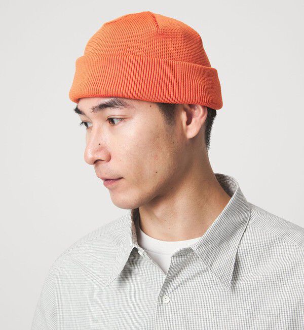 UNITED ARROWS green label relaxing「GLR ロー ニットキャップ」|ニット帽|ORANGE