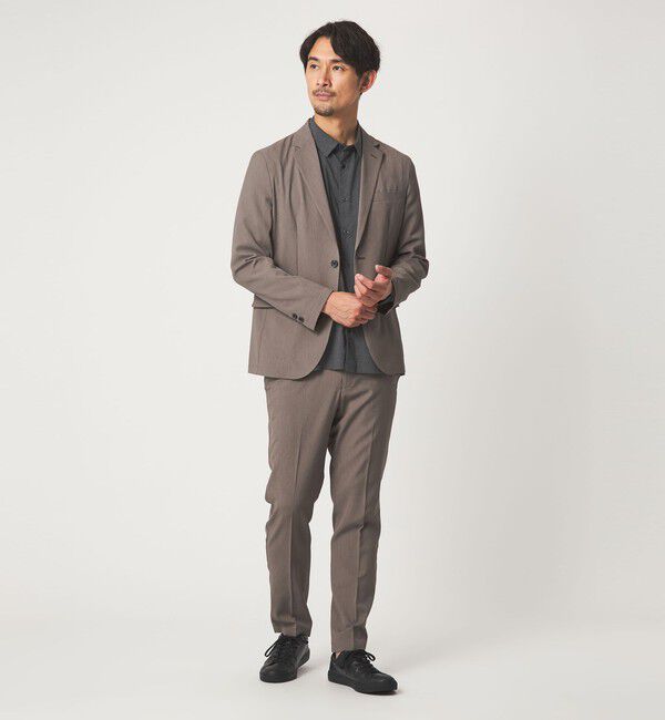 UNITED ARROWS green label relaxing「【WEB限定】JUST fit エアリーカルゼ ナロー セットアップ-2WAYストレッチ・吸水速乾-」|スーツ|MOCA