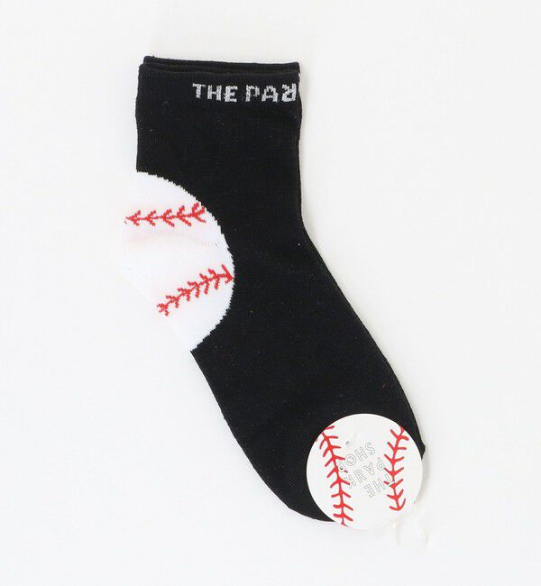 UNITED ARROWS green label relaxing「＜THE PARK SHOP＞ベースボール ソックス / キッズ」|ソックス|BLACK
