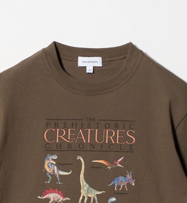 UNITED ARROWS green label relaxing「ダイナソー Tシャツ / キッズ  100cm-130cm」|Tシャツ・カットソー|