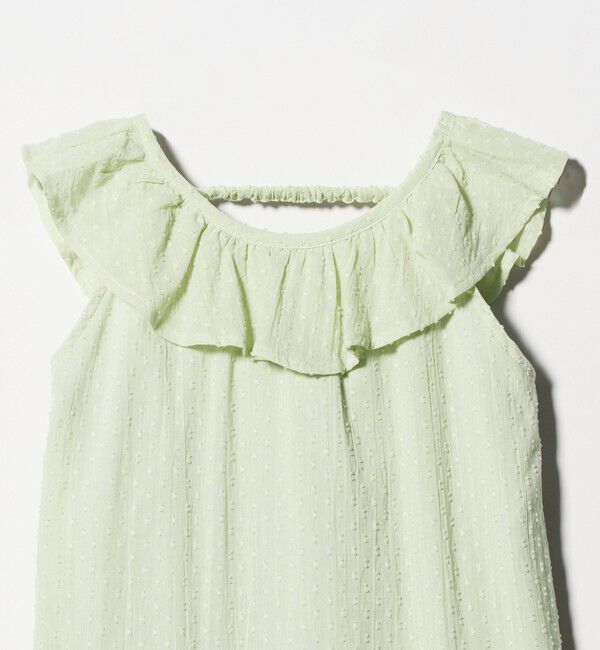 UNITED ARROWS green label relaxing「ドットフリルワンピース / キッズ 100cm-130cm」|ワンピース|