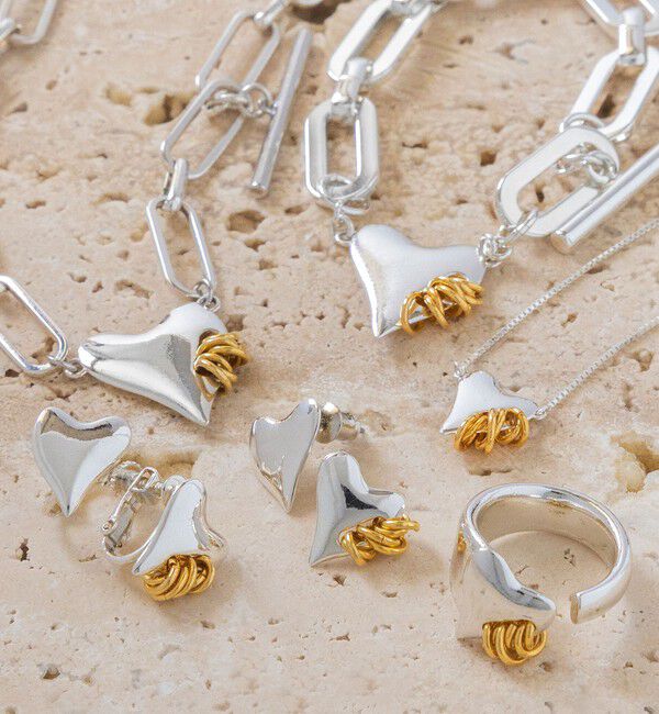 BEAUTY&YOUTH UNITED ARROWS「＜LAPUIS＞Coil Heart ネックレス」|ネックレス|