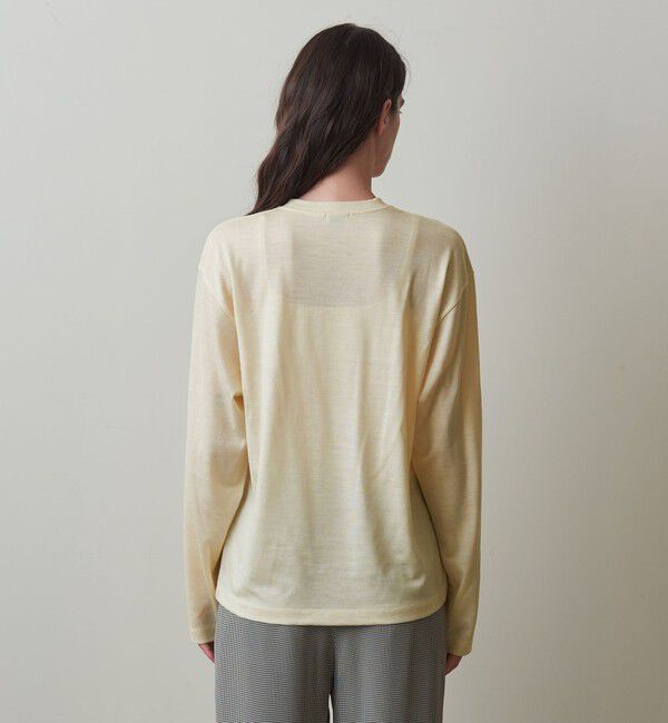 STEVEN ALAN「＜Steven Alan＞ウール ジャージー ロングスリーブ Tシャツ」|Tシャツ・カットソー|