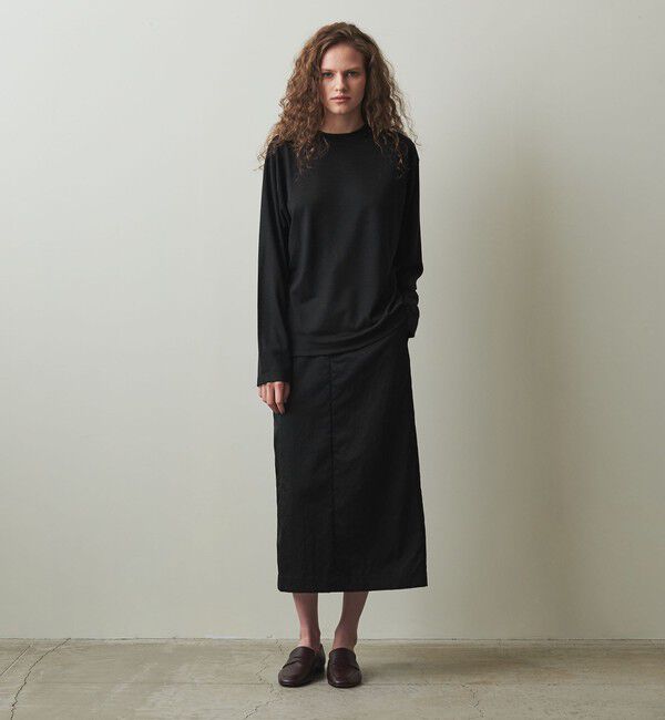 STEVEN ALAN「＜Steven Alan＞ウール ジャージー ロングスリーブ Tシャツ」|Tシャツ・カットソー|