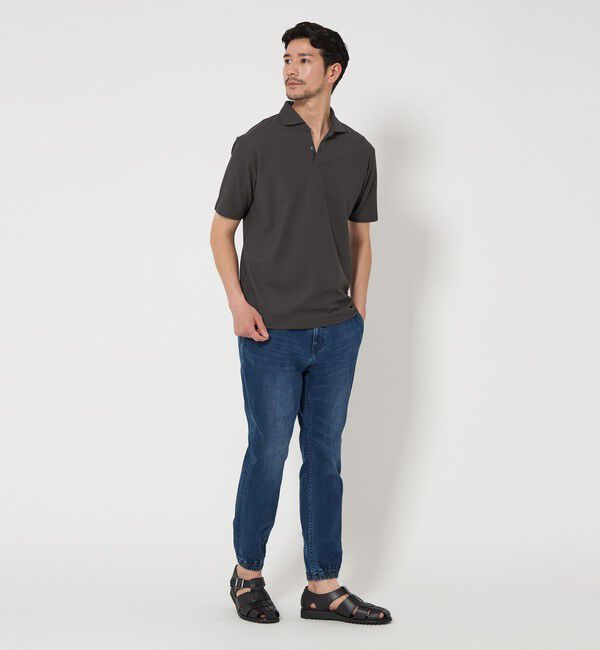 BEAUTY&YOUTH UNITED ARROWS「【WEB限定 WARDROBE SMART】ステイ クリーン ピケ スキッパー ポロシャツ【抗菌防臭】」|ポロシャツ|