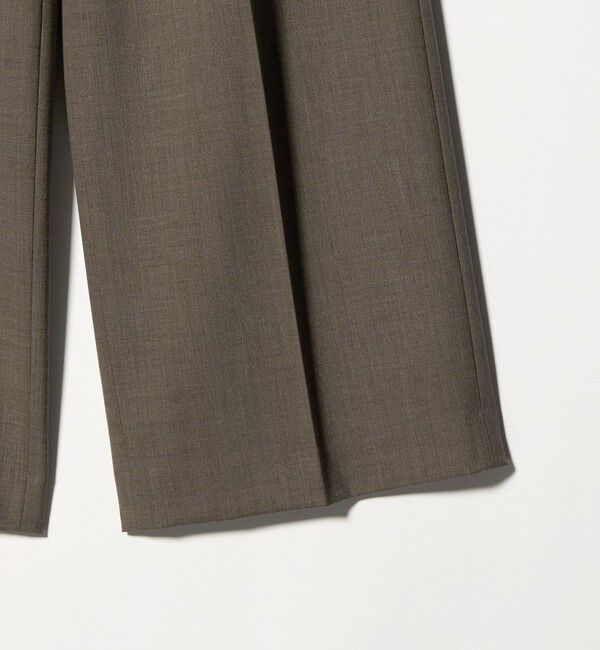 BEAUTY&YOUTH UNITED ARROWS「ポリエステルブレンド ２タック タブワイドパンツ」|その他|